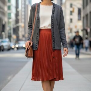 Alfred Dunner Charcoal Gray Women's Cardigan Size 12